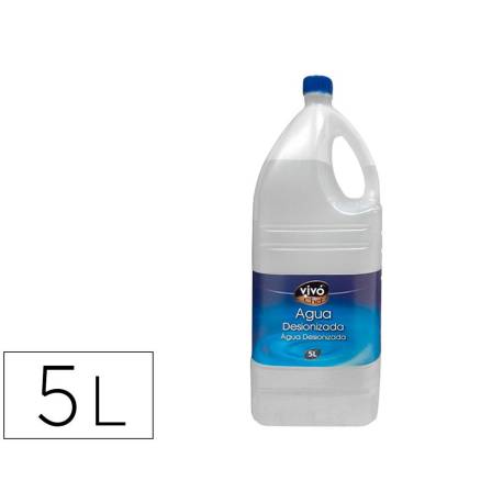 Agua Destilada Vivochef Botella 5 litros