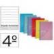 Cuaderno espiral papercop cuarto tapa plástico 80 hojas 90gr/m2 rayado horizontal con margen (NO SE PUEDE ELEGIR COLOR)