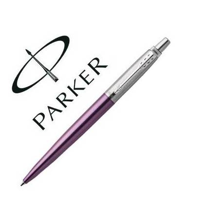 BOLIGRAFO MARCA PARKER JOTTER VICTORIA VIOLETA CT TINTA AZUL