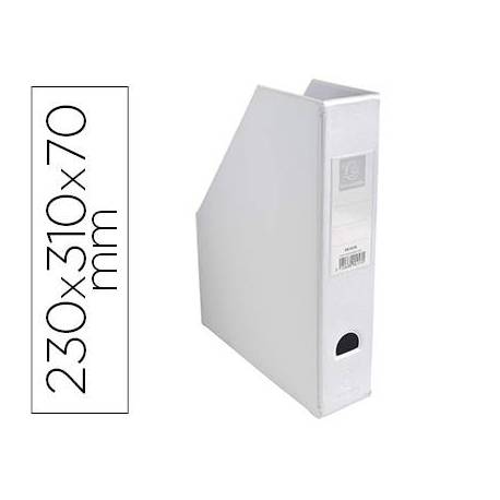 Revistero Plastico Exacompta Blanco 310x230x70 mm