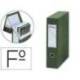 Archivador con tapa Pardo Verde 335x250x80 mm
