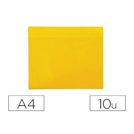 Funda Colgante Magnética Tarifold Din A4 horizontal PVC Amarillo