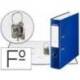Archivador de Palanca Esselte Carton Forrado Folio Lomo de 75 mm Azul
