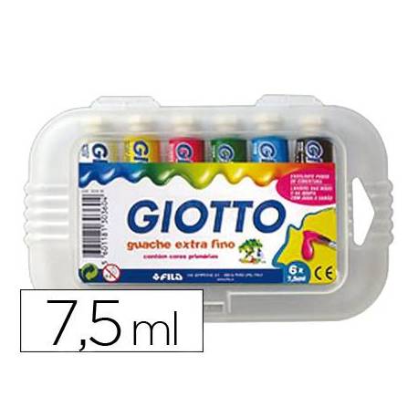 Tempera Giotto 6 colores surtidos