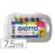 Tempera Giotto 7,5 ml 5 colores surtidos