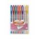 Boligrafo Uni ball UM-120 0,4 mm 8 colores purpurina gel