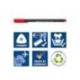Rotulador Staedtler Triplus Fineliner surtido pack de 20 punta fina lavable triangular