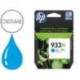 CARTUCHO INK-JET HP 933XL COLOR CIAN CN054AE
