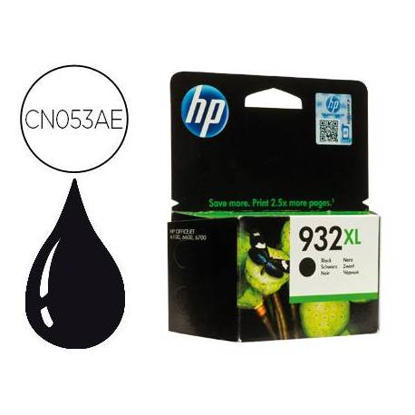 CARTUCHO INK-JET HP 932XL COLOR NEGRO CN053AE