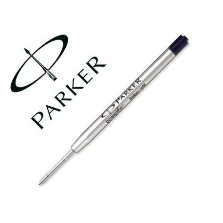Recambio boligrafo Parker color negro fino.