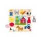 Puzzle a partir de 1 año Siluetas Granja marca Goula