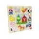 Puzzle a partir de 1 año Siluetas Granja marca Goula