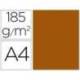 Cartulina Guarro marron chocolate