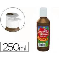 Tempera liquida Jovi marron 250 cc