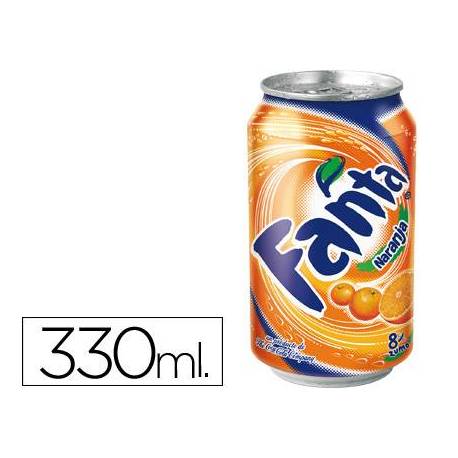 REFRESCO MARCA FANTA NARANJA LATA 330 ML