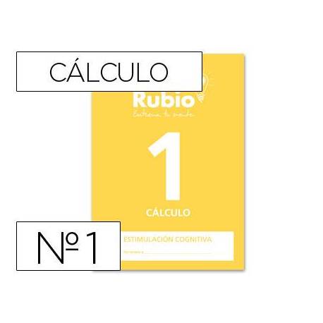 Cuaderno Rubio Cálculo 1 Estimulación Cognitiva 20 páginas
