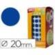 Gomets Apli circulares azules 20mm