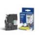 Cintas Brother TZ-S241 18mm (ancho) x 8m (largo) laminada color Blanco/negro