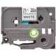 Cintas Brother TZ-S241 18mm (ancho) x 8m (largo) laminada color Blanco/negro