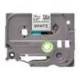 Cintas Brother TZE-S231 12mm (ancho) x 8m (largo) laminada blanco/negro