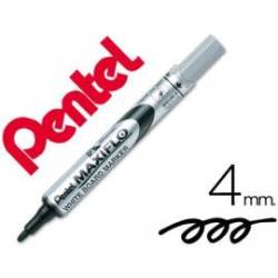 Rotulador Maxiflo Pentel negro para pizarra blanca
