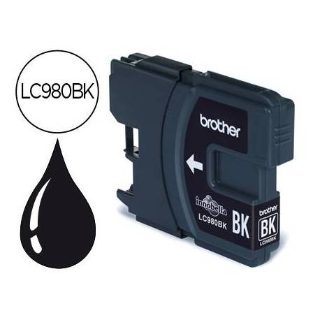 Cartucho Brother LC-980BK Negro dcp-145 dcp-165 mfc-250 mfc-290