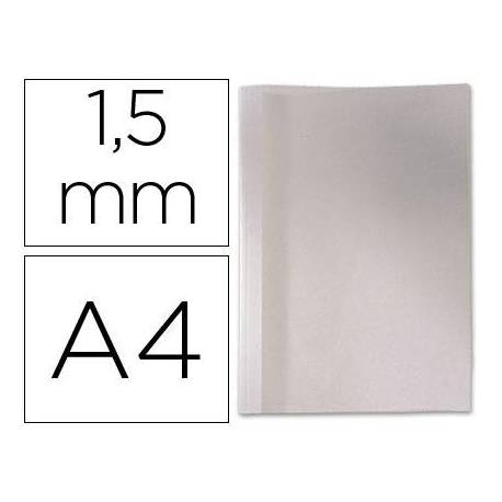 Carpeta termica GBC Pvc y cartulina color blanco 1,5 mm pack 100 unidades