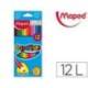 Lapices de colores triangulares Maped caja de 12 unidades