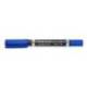 Rotulador Permanente Staedtler Lumocolor Dúo 348 Azul Doble Punta