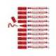 Rotulador Permanente Edding 3300 Color Rojo Punta Biselada