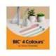 BOLIGRAFO MARCA BIC CUATRO COLORES TONOS MINERALES PUNTA 1 MM
