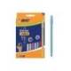 BOLIGRAFO MARCA BIC CRISTAL GLACE PLATEADO PUNTA 1 MM