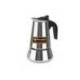 CAFETERA ITALIANA MARCA ORBEGOZO ACERO INOXIDABLE 4 TAZAS APTA PARA TODO TIPO DE COCINAS