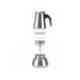 CAFETERA ITALIANA MARCA ORBEGOZO ACERO INOXIDABLE 4 TAZAS APTA PARA TODO TIPO DE COCINAS