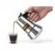 CAFETERA ITALIANA MARCA ORBEGOZO ACERO INOXIDABLE 4 TAZAS APTA PARA TODO TIPO DE COCINAS