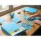 PAPEL COLOR MARCA LIDERPAPEL DIN A4 80 GR AZUL INTENSO PAQUETE DE 500 HOJAS