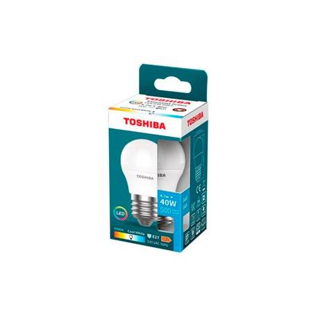 BOMBILLA LED MARCA TOSHIBA ESSENTIAL G45 E27 4.7W LUZ FRIA 6500K