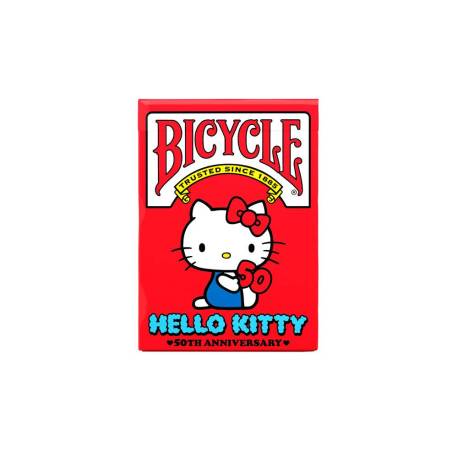BARAJA DE CARTAS BICYCLE MODELO HELLO KITTY 50 ANIVERSARIO