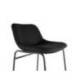 TABURETE ALTO MARCA ROCADA CON ASIENTO Y RESPALDO BAJO TAPIZADO TELA IGNIFUGA BASE METALICA ACERO COLOR NEGRO