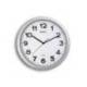RELOJ MAUL STEP DE PARED REDONDO 35 CM DIAMETRO ELECTRICO PLATA
