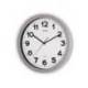 RELOJ MAUL STEP DE PARED REDONDO 35 CM DIAMETRO ELECTRICO PLATA