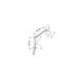 LAMPARA DE ESCRITORIO MAUL STUDY CON PINZA PLATA 170X440X350 MM