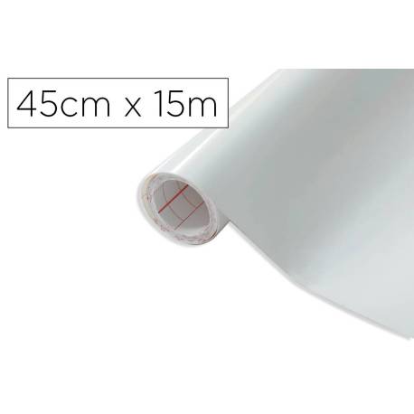 ROLLO ADHESIVO D-C-FIX COLOR BLANCO ANCHO 45 CM LARGO 15 MT