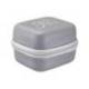 FUNDA PROTECTORA MARCA COLOP PARA IMPRESORA E-MARK GO CIERRE CREMALLERA COLOR GRIS 85X150X100 MM