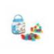 JUEGO DIDACTICO MARCA MINILAND BLOQUES COLORES TRANSLUCIDOS 55 PIEZAS