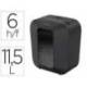 DESTRUCTORA DE DOCUMENTOS MARCA FELLOWES LX25 CAPACIDAD 6H SEGURIDAD P4 GRAPAS CLIPS Y TARJETAS PAPELERA 11,5 L