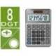 CALCULADORA MARCA CASIO MS-80F SOBREMESA 8 DIGITOS TAX +/- COLOR PLATA
