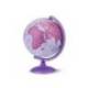 GLOBO TERRAQUEO MARCA NOVA RICO CON LUZ BASE Y MERIDIANO COLOR MORADO DIAMETRO 25 CM
