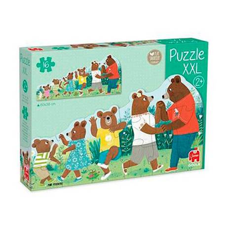 PUZLE GOULA XXL FAMILIA DE OSOS 16 PIEZAS +2 AÑOS