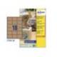 ETIQUETA ADHESIVA AVERY COLOR KRAFT EFECTO CARTON RECTANGULAR REMOVIBLE PARA IMPRESORA LASER INYECCION TINTA